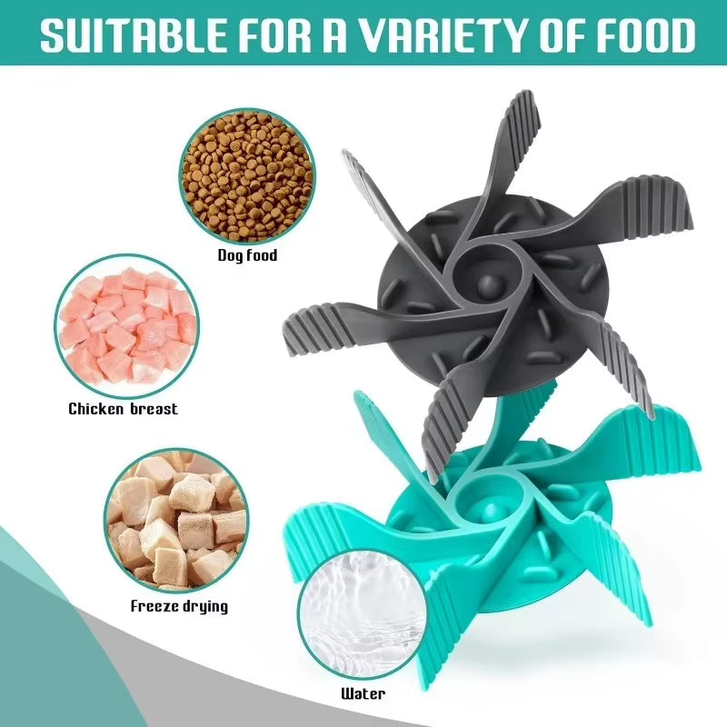 Slow Feeder Bowl Insert - Silicone Suction Cup Maze for Dog Bowls – image 6