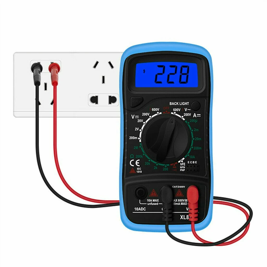 Digital Multimeter Electrical Tester, AC/DC Volt Amp Ohm Meter