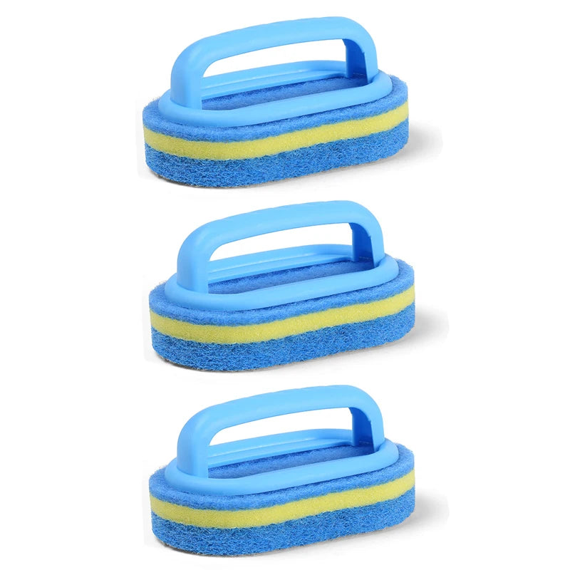 Handled Sponge Scrub Brush for Tub & Tile – image 7