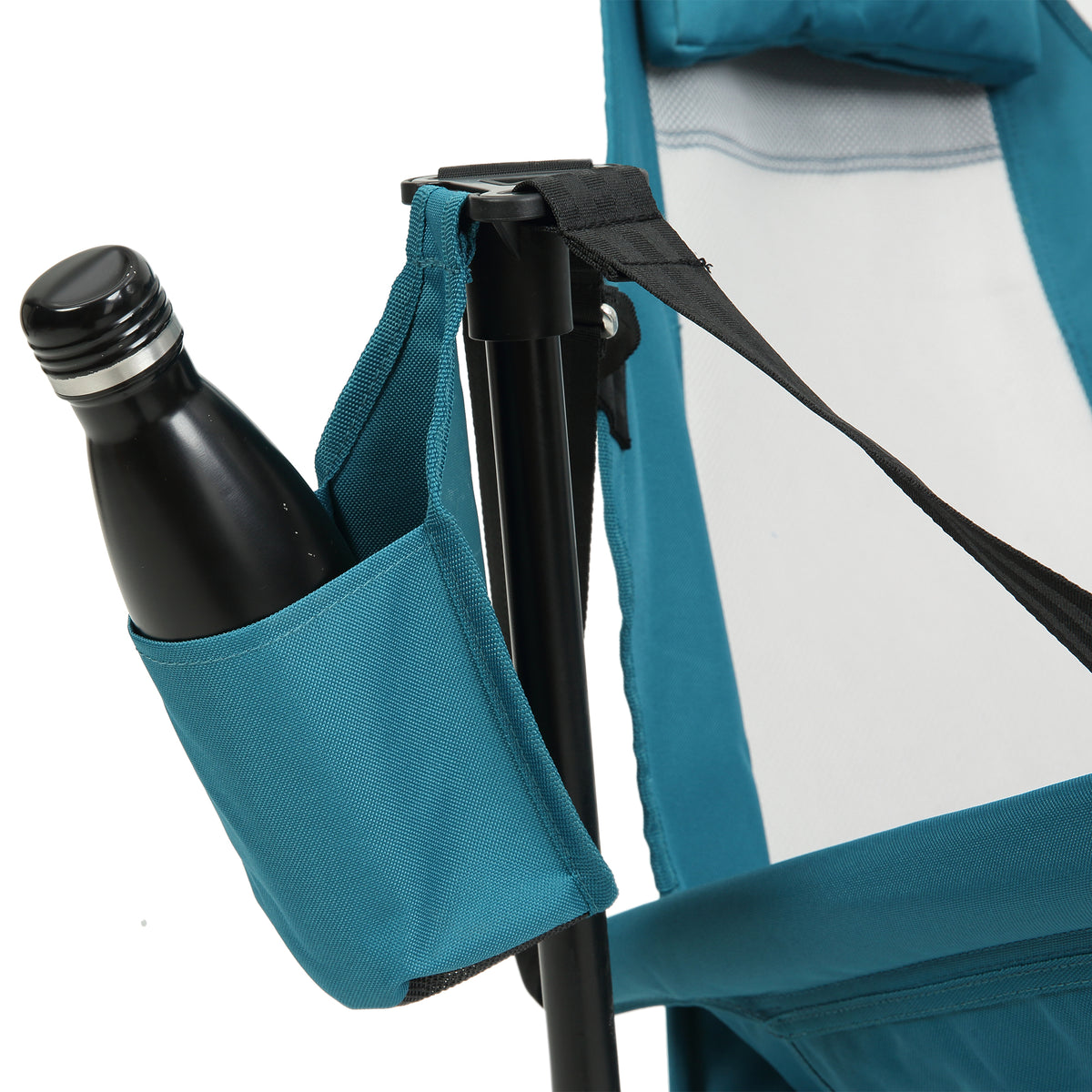 Hammock Camping Chair 2-Pack, Folding Rocking Recliner with Pillow & Cup Holder – image 3