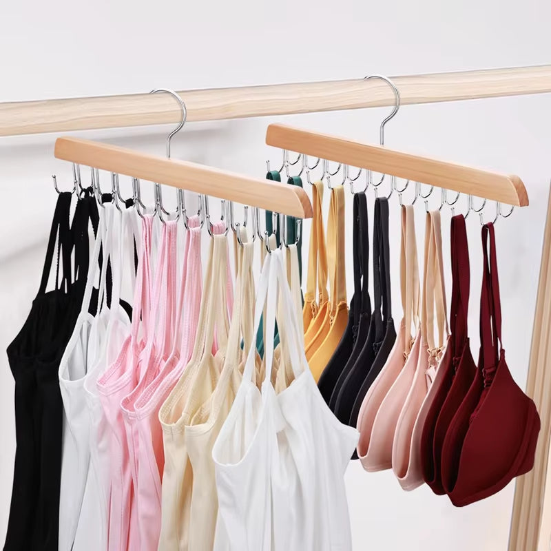Belt and Scarf Hanger – Wooden 20-Hook Closet Organizer – image 2