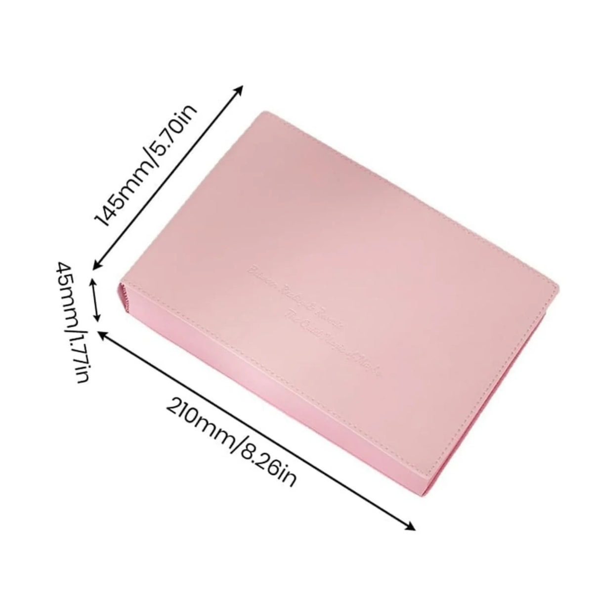 A5 Hardcover Journal – 720-Page PU Leather Notebook, Colored Paper – image 2