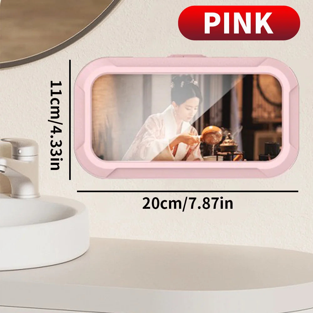 Waterproof Shower Phone Holder Box, Rotating Bathroom Phone Case – image 8