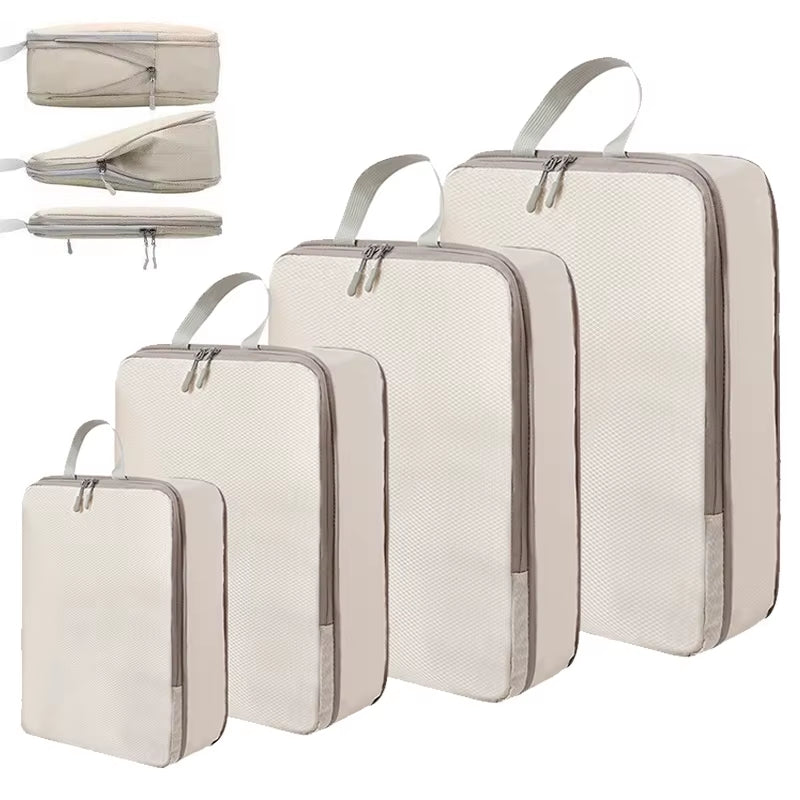 Packing Cubes 4-Piece Set, Compression Suitcase Organizer Bags – image 2