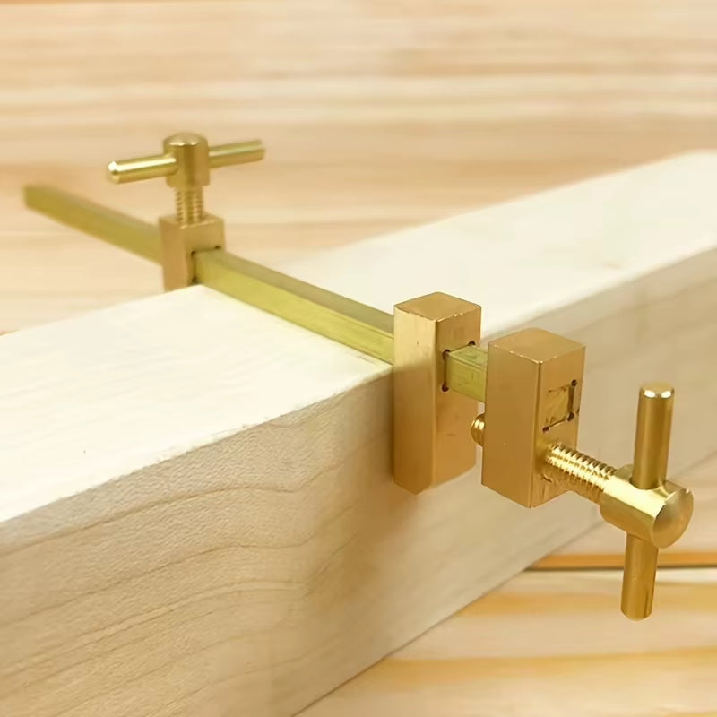 Parallel Wood Clamp - Brass Panel Glue-Up Clamp, 18/24/36cm – image 3