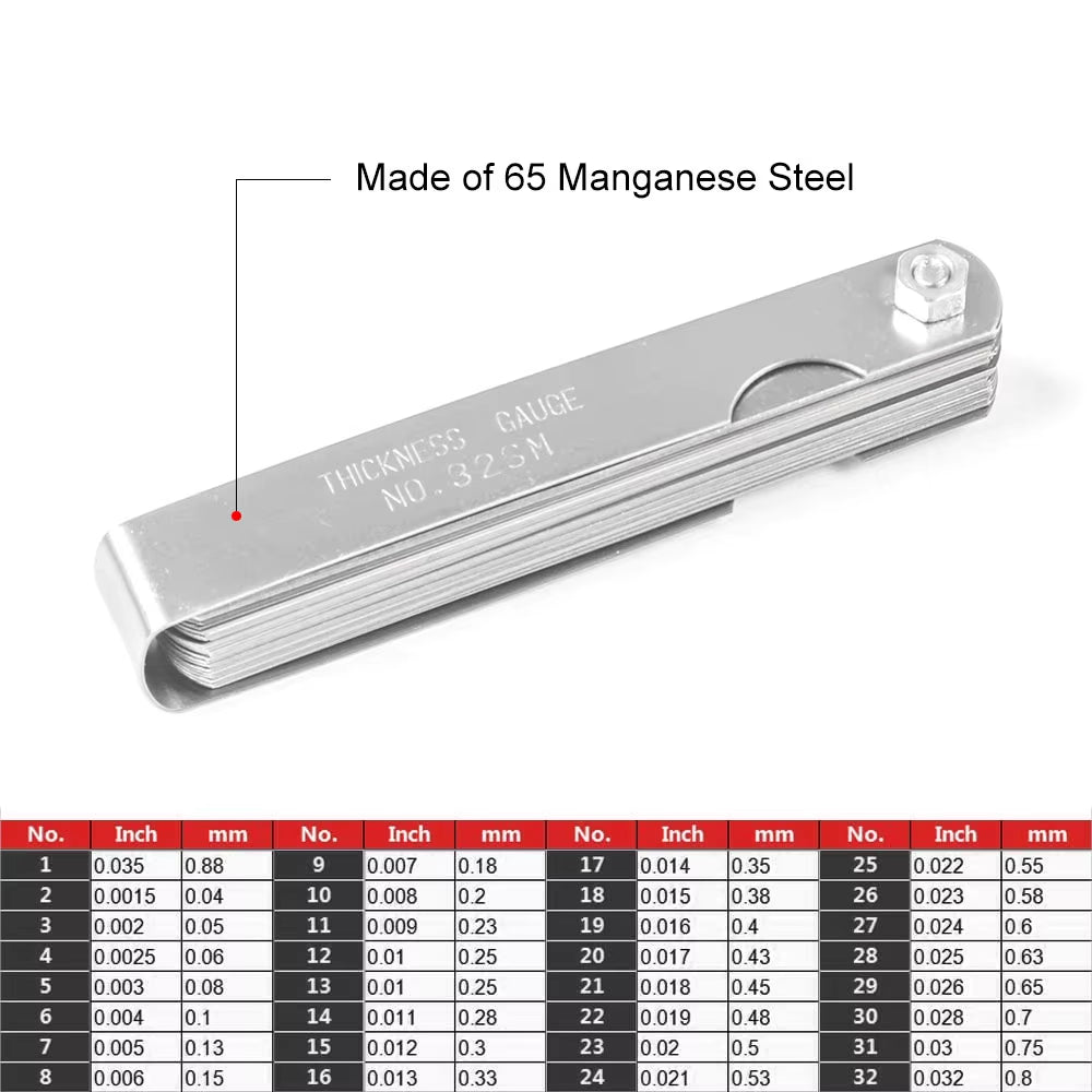 Spark Plug Gap Tool & Feeler Gauge – Aluminum Gapper Set – image 6