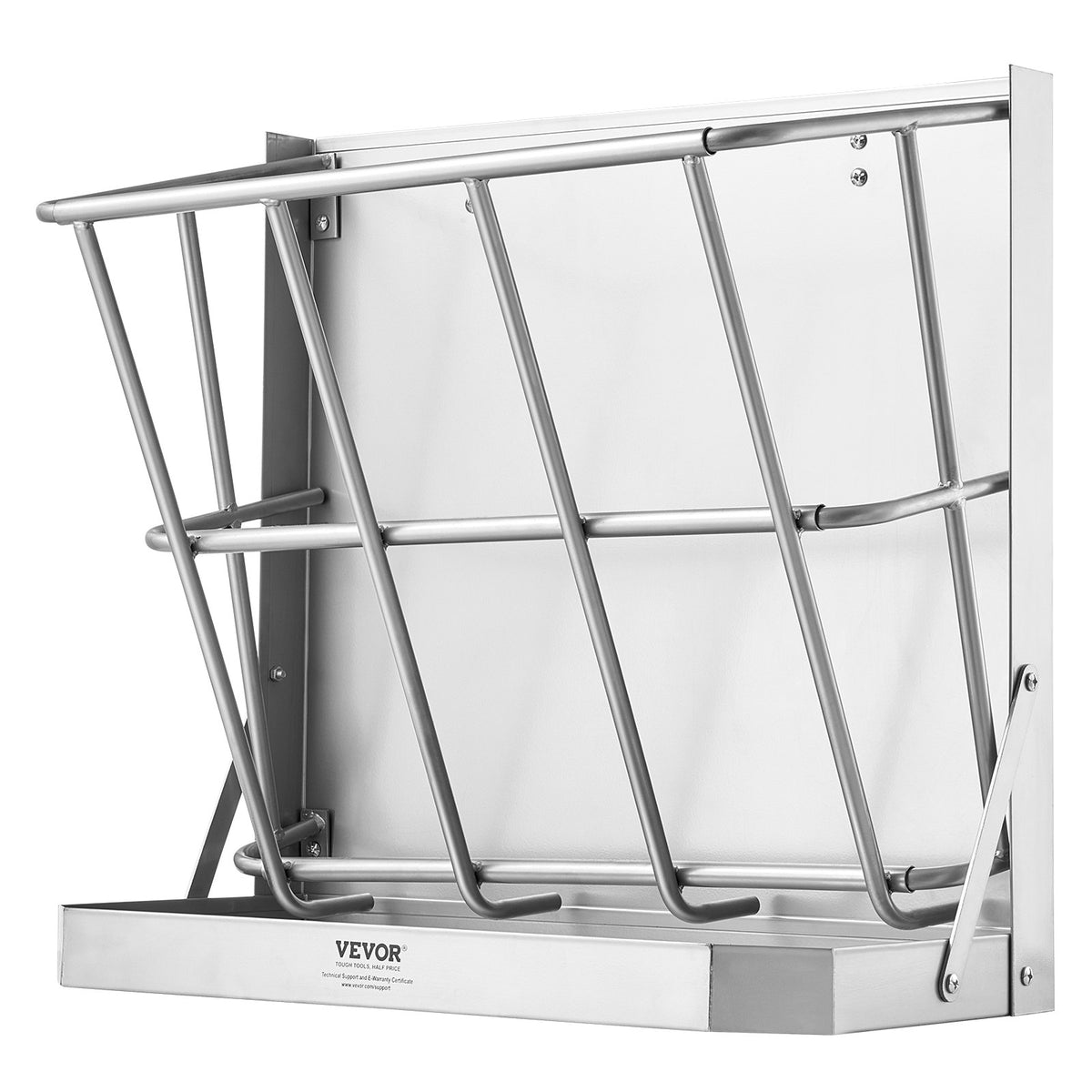 Wall Mounted Goat Hay Feeder 2-in-1 Hay and Grain Feeder 21 Gallon – image 7