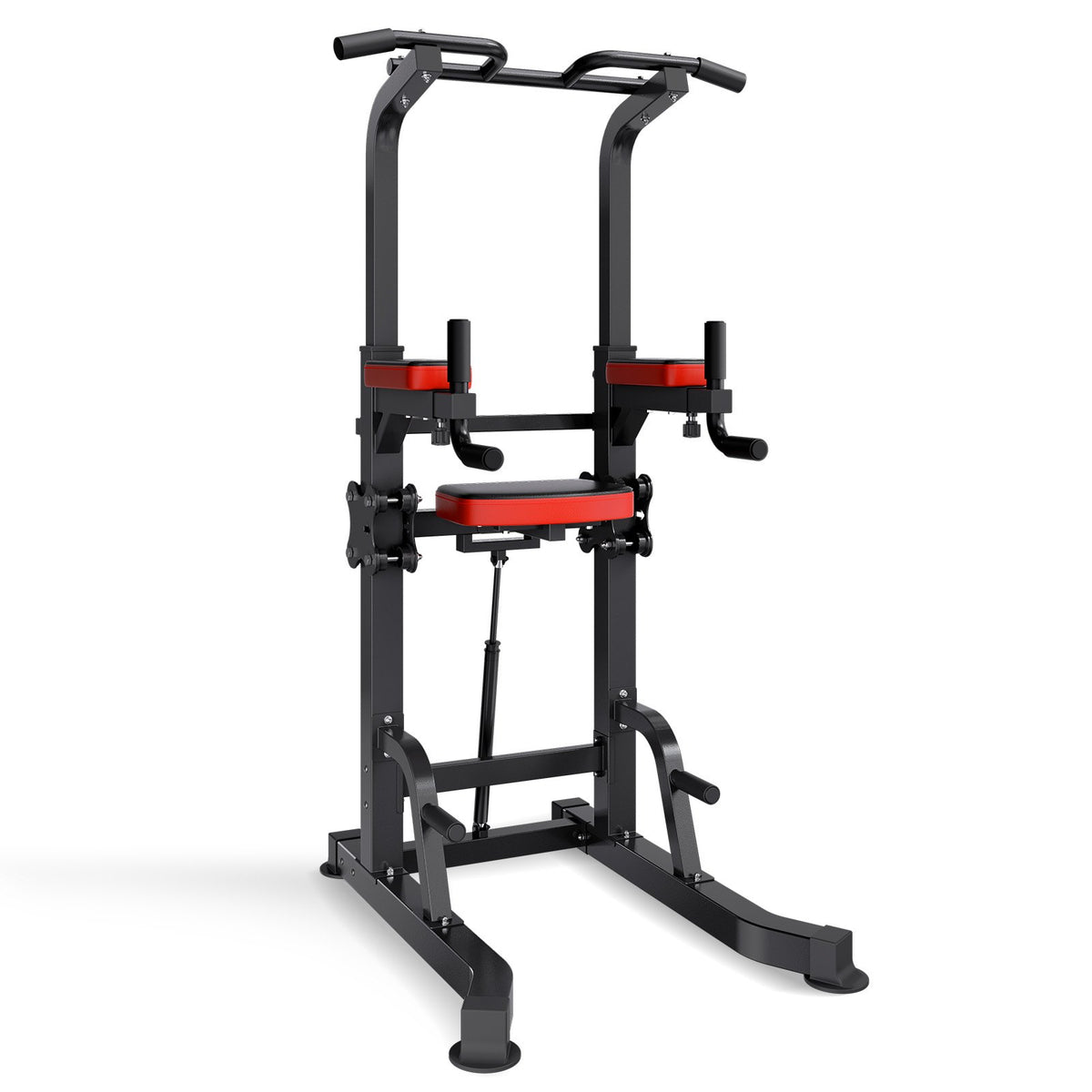 Power Tower Dip Station 330 lb, Assist Platform, 9-Level Pull Up Stand – image 1