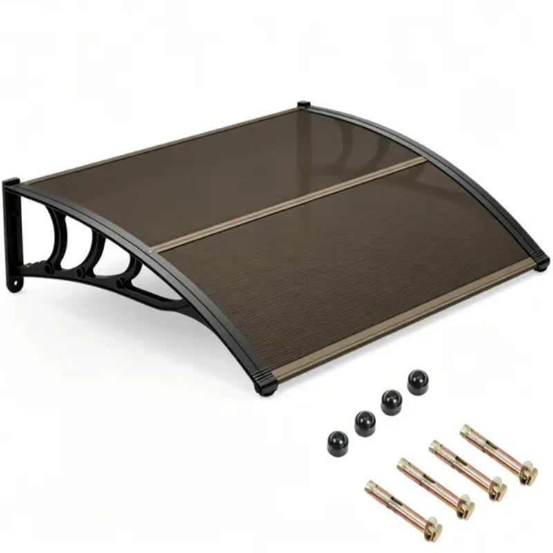 Polycarbonate Door Window Awning 39 x 30 In, Waterproof Canopy – image 2