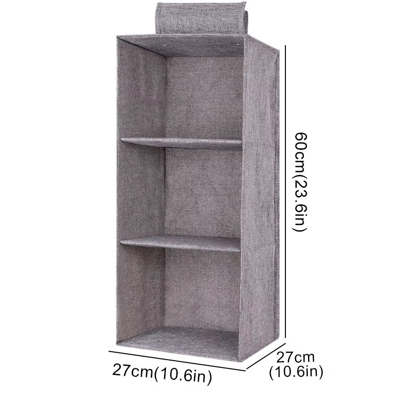 Hanging Wardrobe Organizer with Drawer Storage – image 8