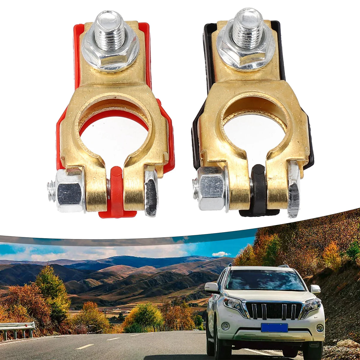 Battery Terminal Quick Release Clamps, 12V/24V, 2-Pack – image 3