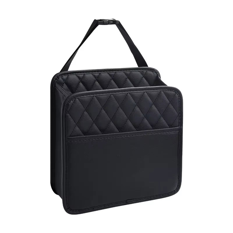 Back Seat Organizer, Waterproof PU Leather Hanging Storage Bag