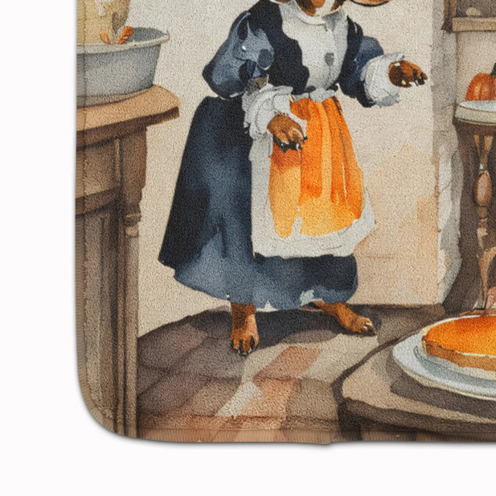 Dachshund Fall Pumpkins Memory Foam Kitchen Mat – image 4