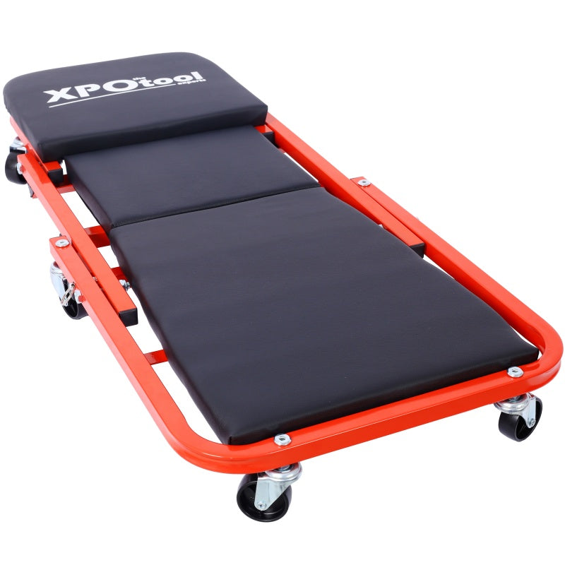 2-in-1 Mechanic Creeper and Seat, 36 in Z-Crawler, 300 lb, Red – image 9