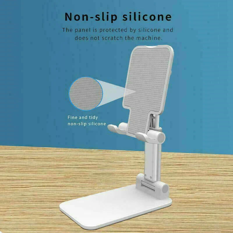 Adjustable Phone Tablet Stand – Foldable Aluminum Desk Holder – image 4