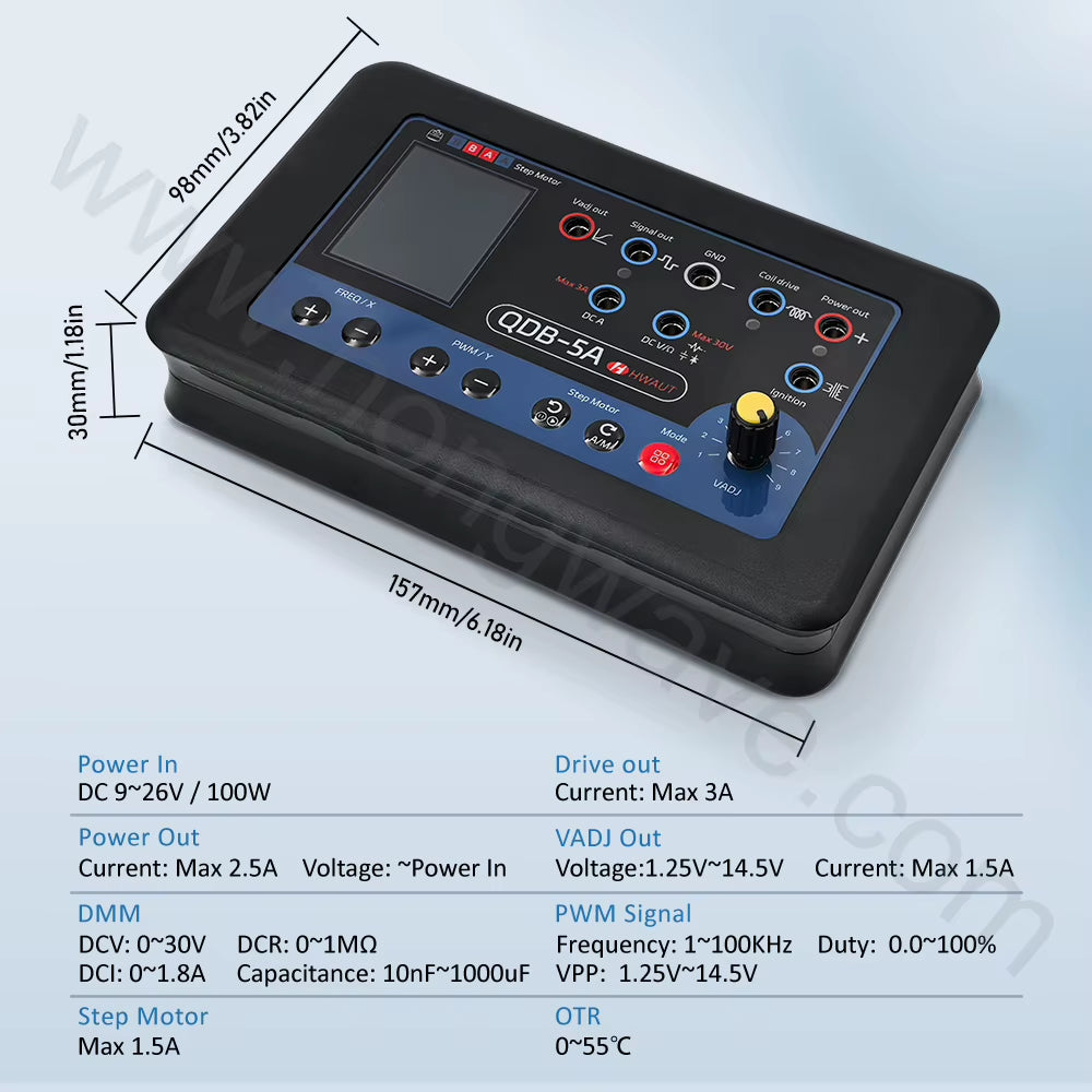 Automotive Actuator Tester with Oscilloscope, PWM Driver & Multimeter – image 5