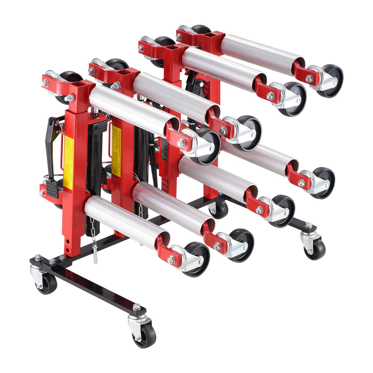 Wheel Dolly Storage Rack for 4 Car Dollies with 360° Swivel Casters – image 1