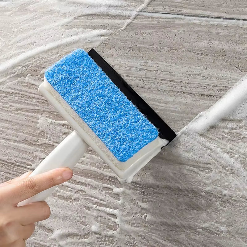Shower Glass Squeegee Sponge Brush – image 3