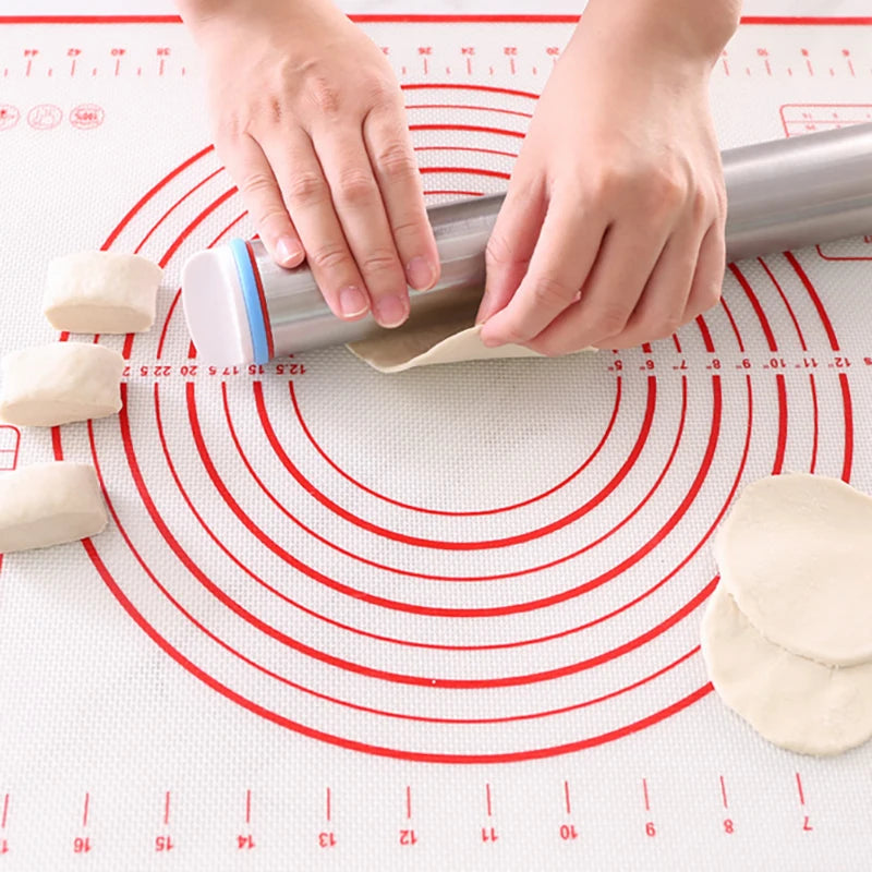 Adjustable Rolling Pin 43Cm - Stainless Steel Fondant Roller