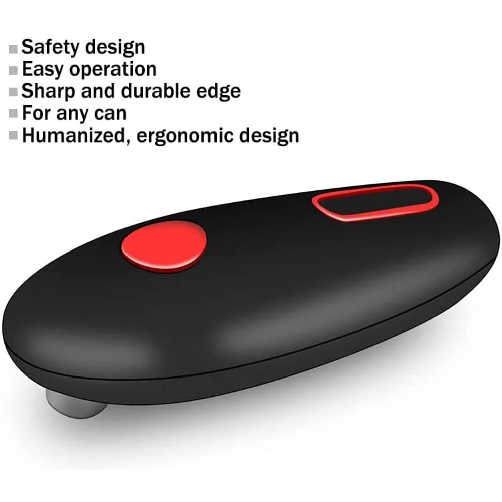 Electric Can Opener - One-Touch Hands-Free Smooth Edge – image 4