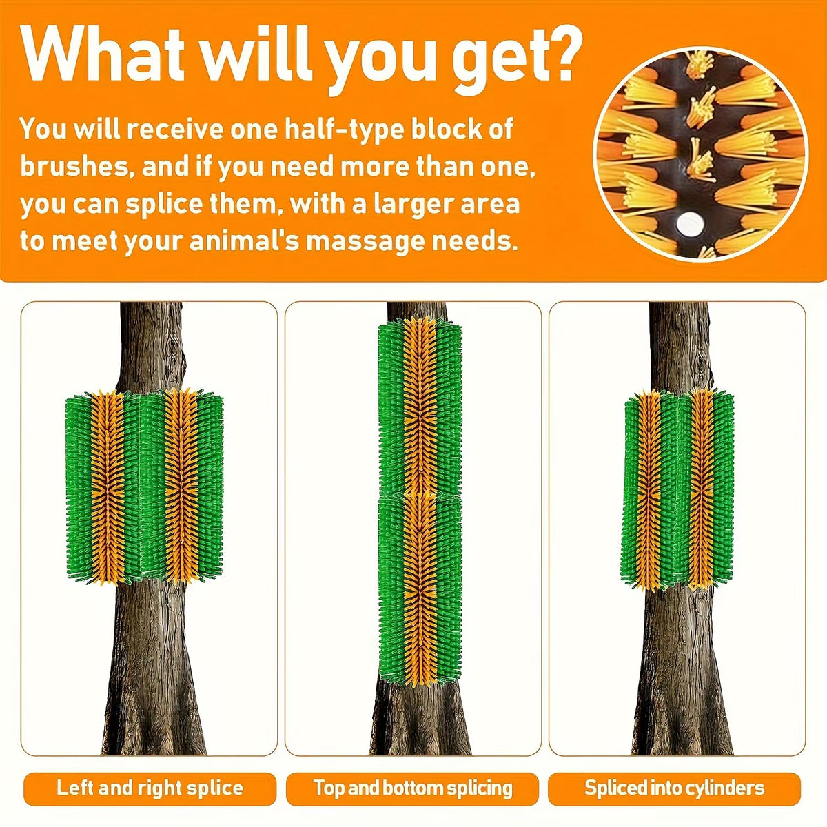 Livestock Scratching Brush for Horses, Cattle and Goats, Itch Relief – image 7