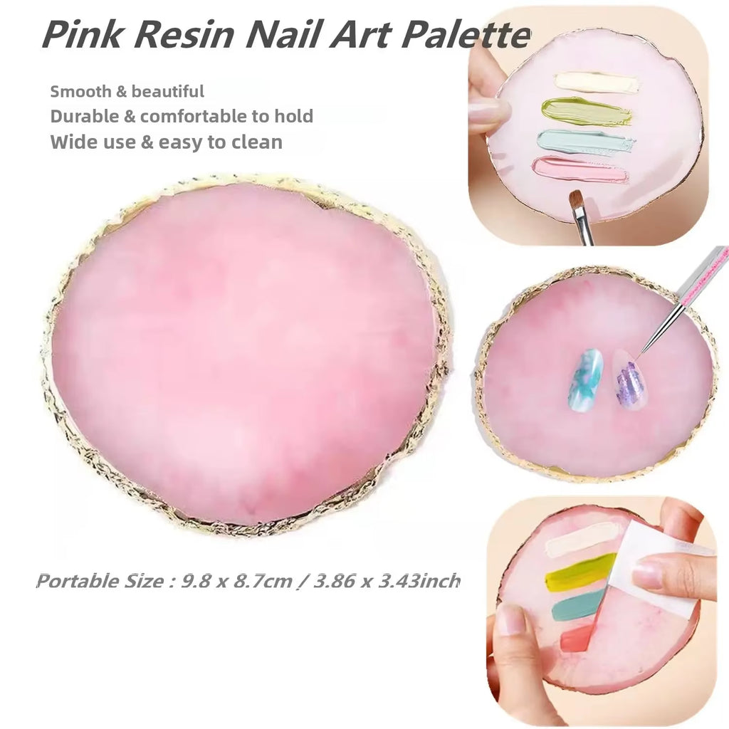 Nail Art Brush Set 20-25 Piece with Dotting Pens, Palette and Holder – image 6