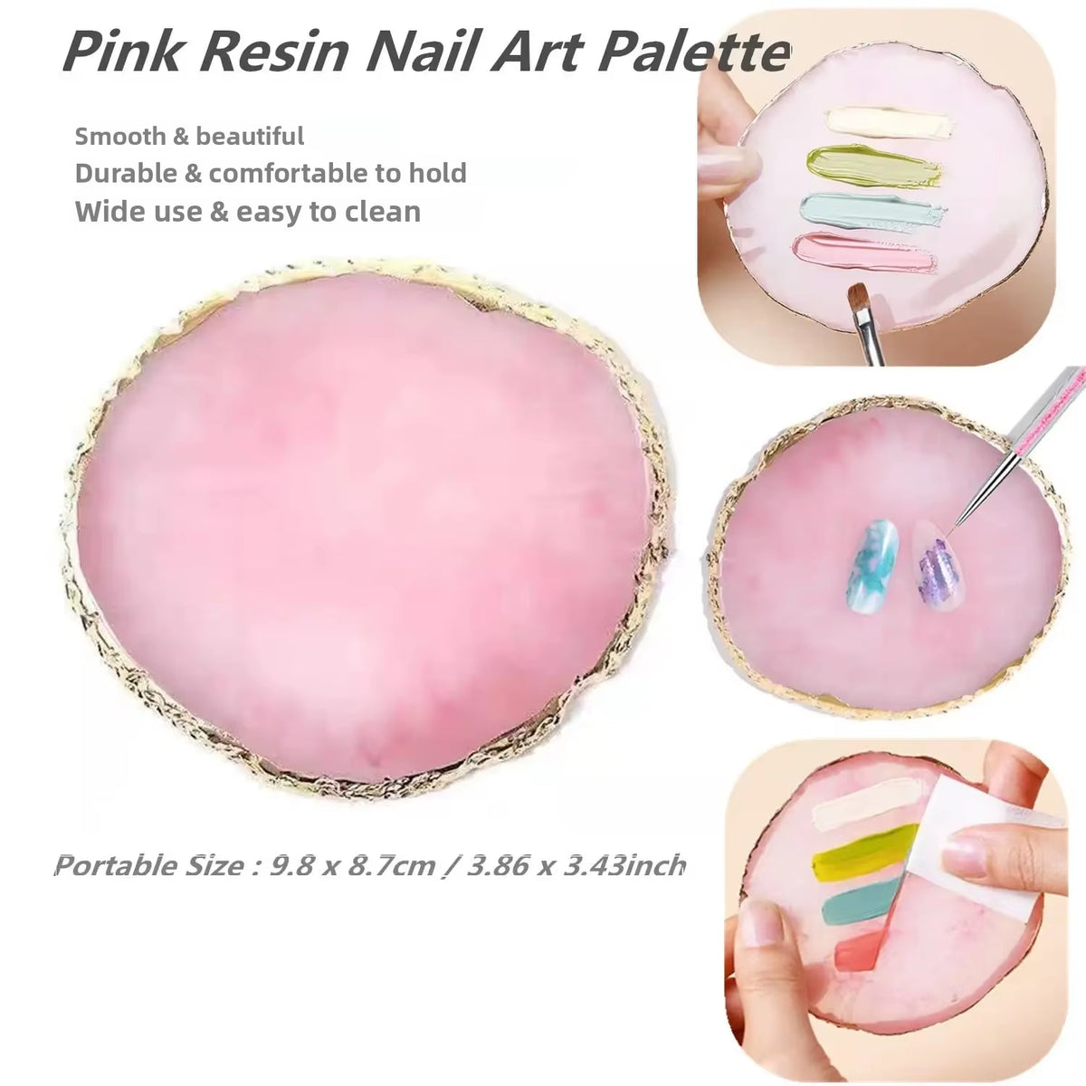 Nail Art Brush Set 20-25 Piece with Dotting Pens, Palette and Holder – image 6
