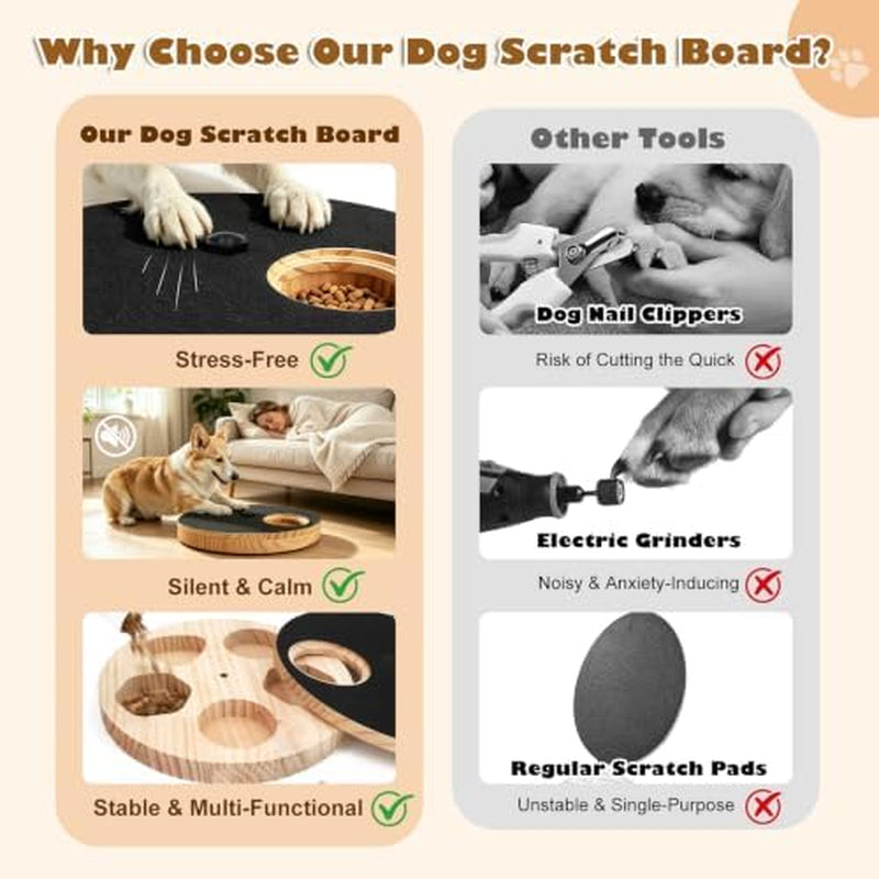 Dog Nail Scratch Board – Adjustable Speed with Treat Box – image 8