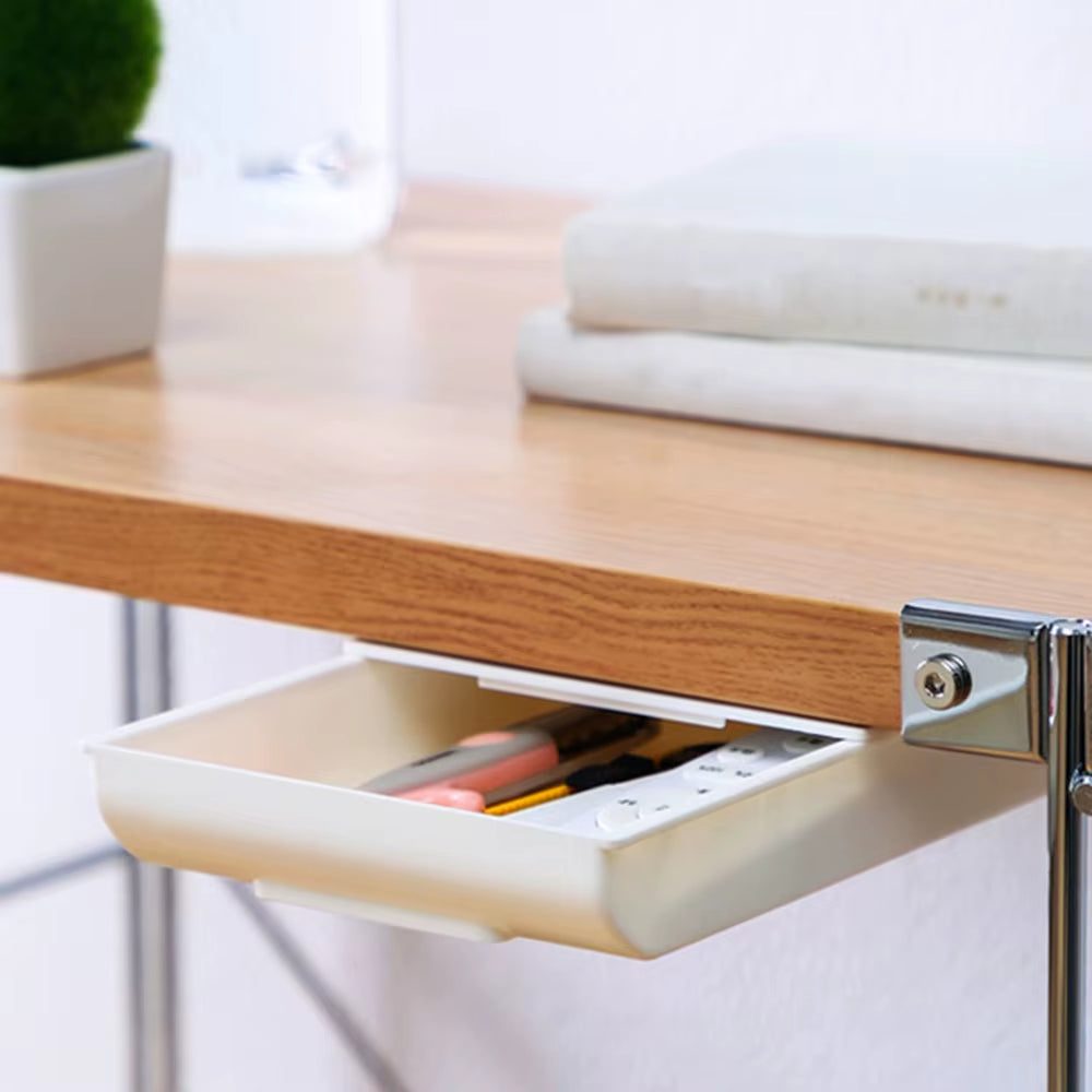 Under Desk Drawer - Self-Adhesive Hidden Slide-Out Organizer Tray – image 4