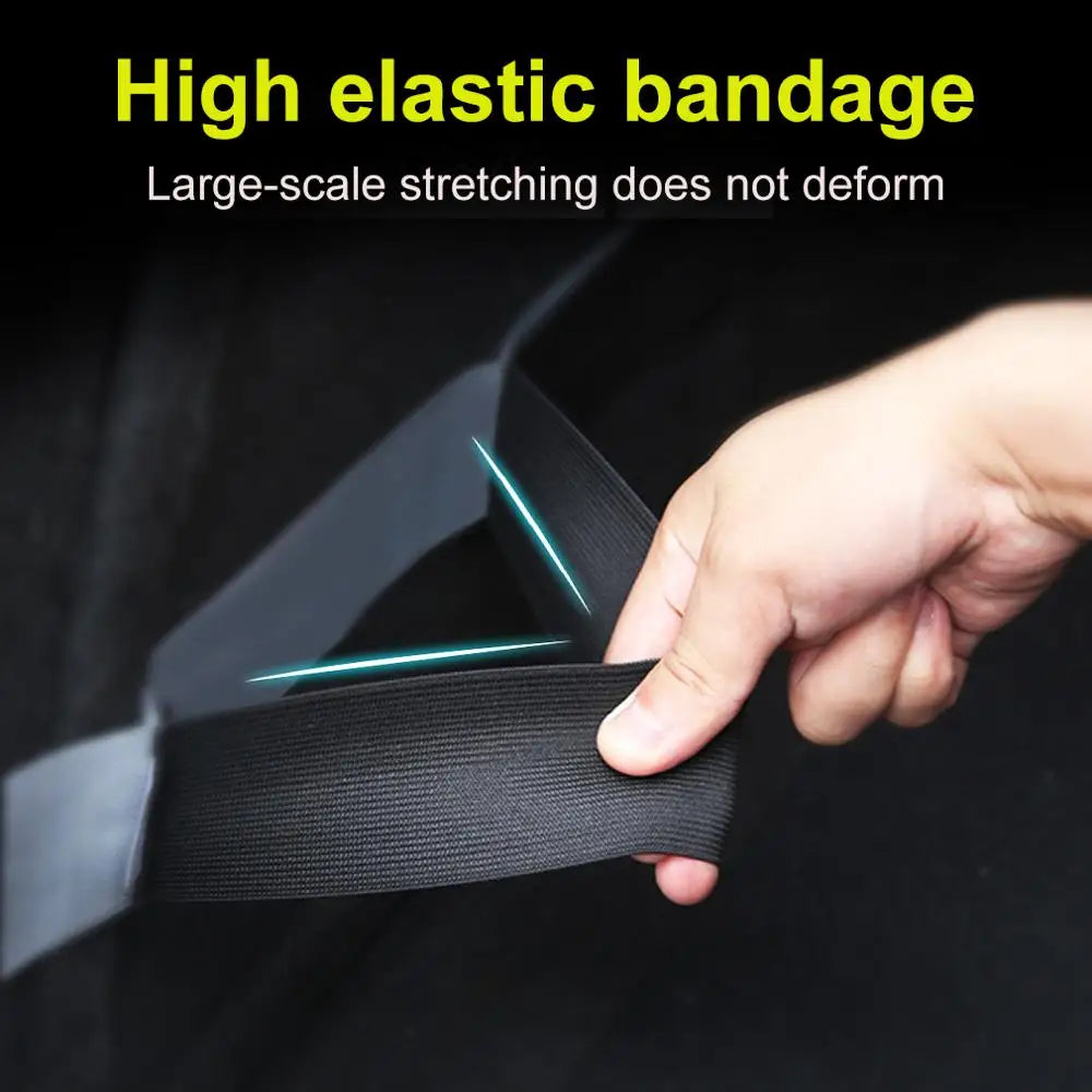 Trunk Organizer Strap, Elastic Hook-and-Loop Cargo Holder – image 2