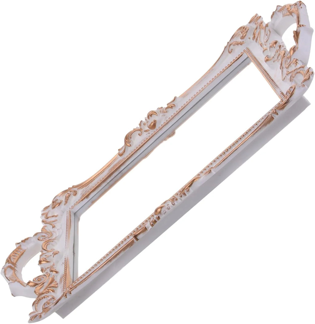 Mirror Vanity Tray - Gold Perfume and Jewelry Display Tray