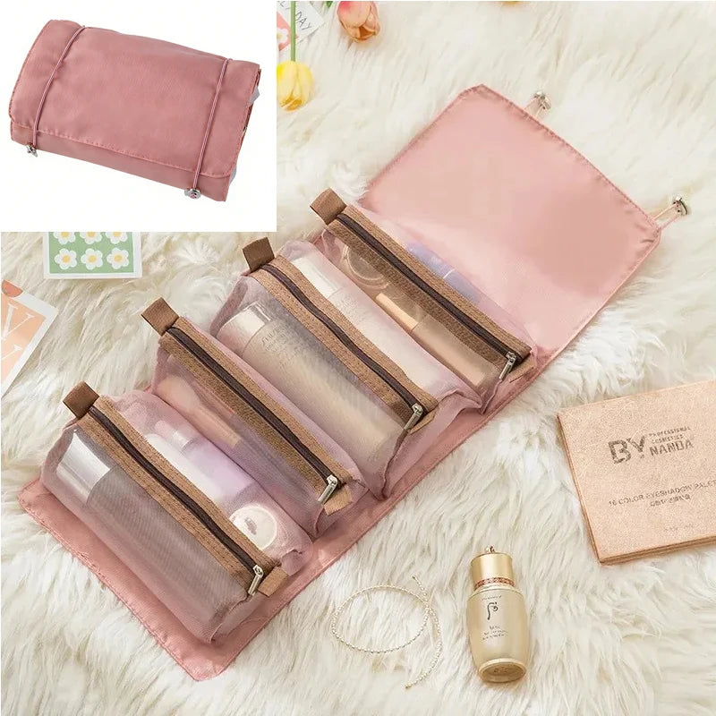 Storage Bag Set, 4 in 1 Dustproof Organizer for Travel & Bath