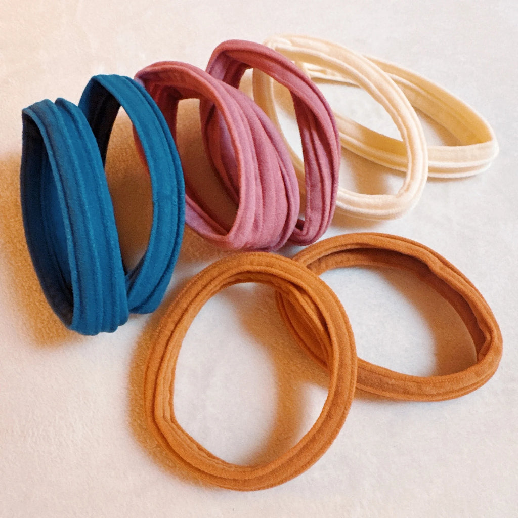 Hair Ties – Soft Jersey Elastic Set of 8 – image 4