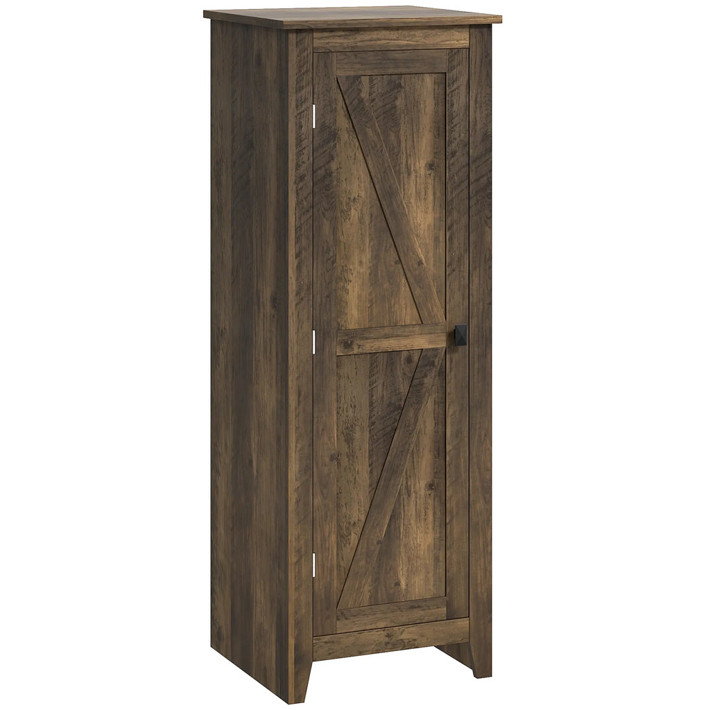 Pantry Cabinet 48 Inch with Barn Door, Farmhouse Kitchen Storage – image 2
