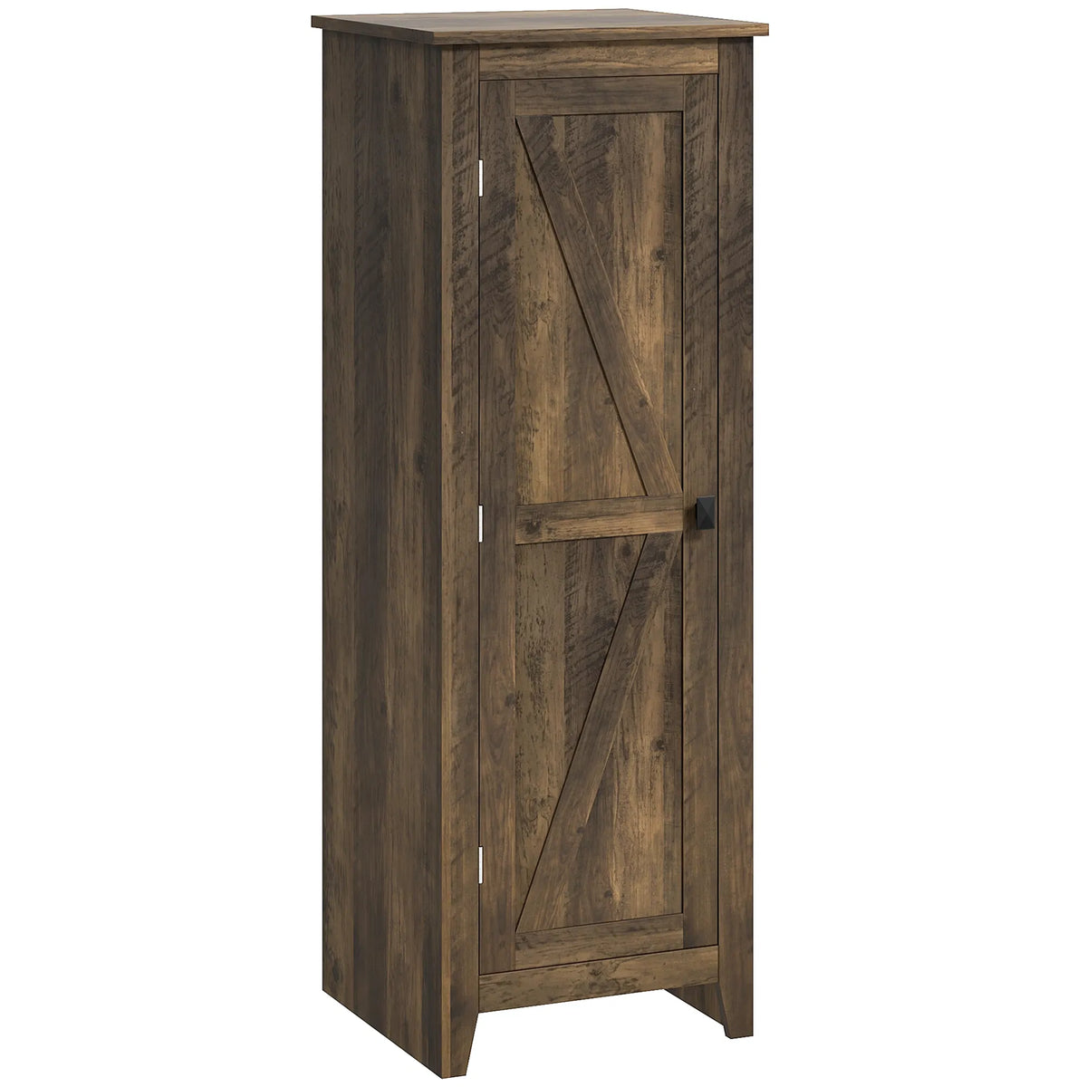 Pantry Cabinet 48 Inch with Barn Door, Farmhouse Kitchen Storage – image 2