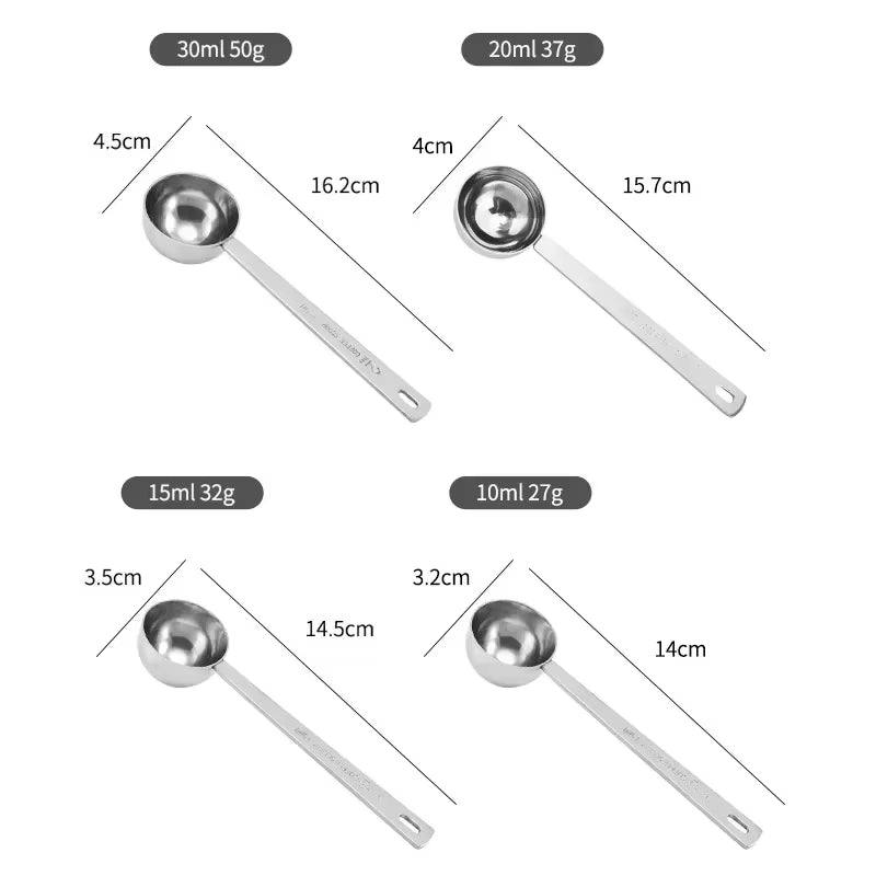 Measuring Spoons Set - 5 Piece 304 Stainless Steel, 5-30 ml – image 7