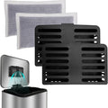 Trash Can Deodorizer Kit, Stick-On Activated Carbon Odor Filters