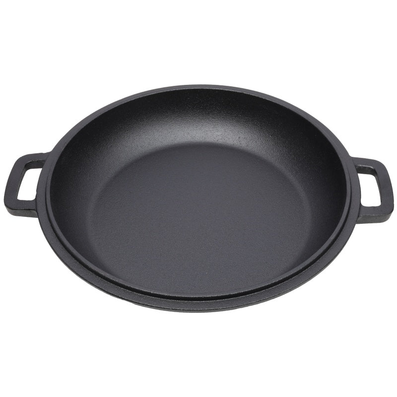 Cast Iron Dutch Oven with Skillet Lid, Pre-Seasoned 2-in-1 Deep Pot – image 4
