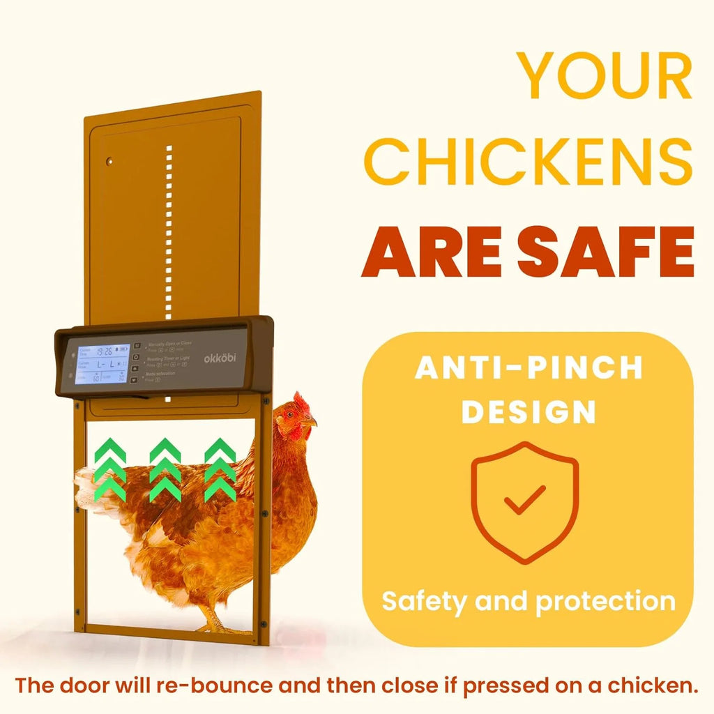 Automatic Chicken Coop Door, Solar Powered with Timer & Light Sensor – image 3