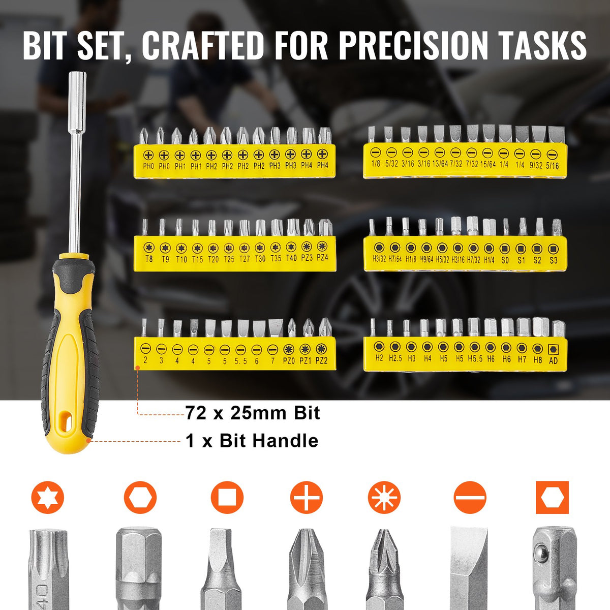 Mechanics Tool Set – 207 Pc SAE and Metric Socket Kit with Case – image 5