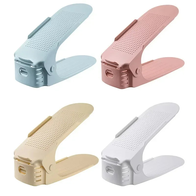Shoe Slots Organizer - 10 Pack Adjustable Double-Deck Stackers – image 4