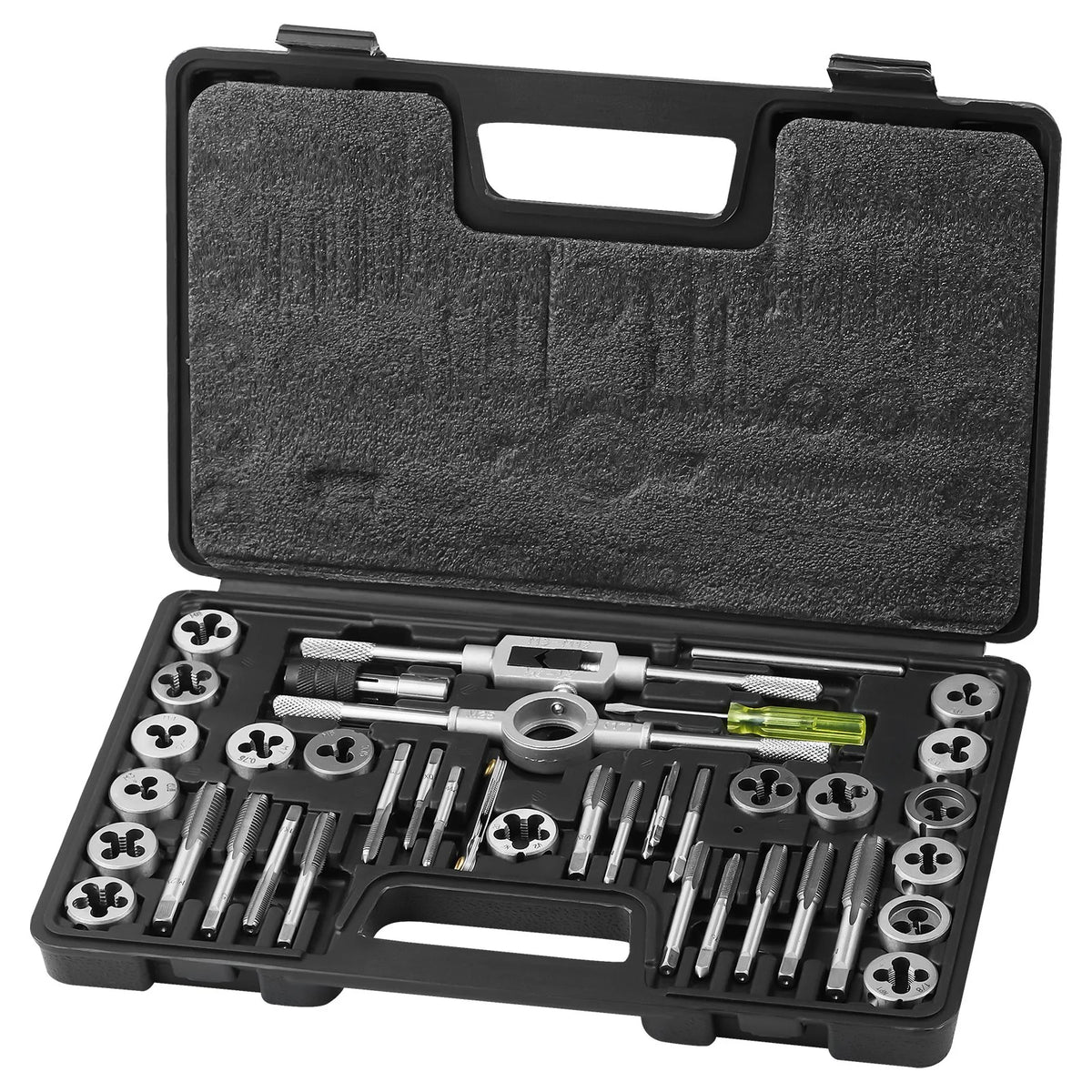 Tap and Die Set 40 Piece Metric M3-M12 with Storage Case
