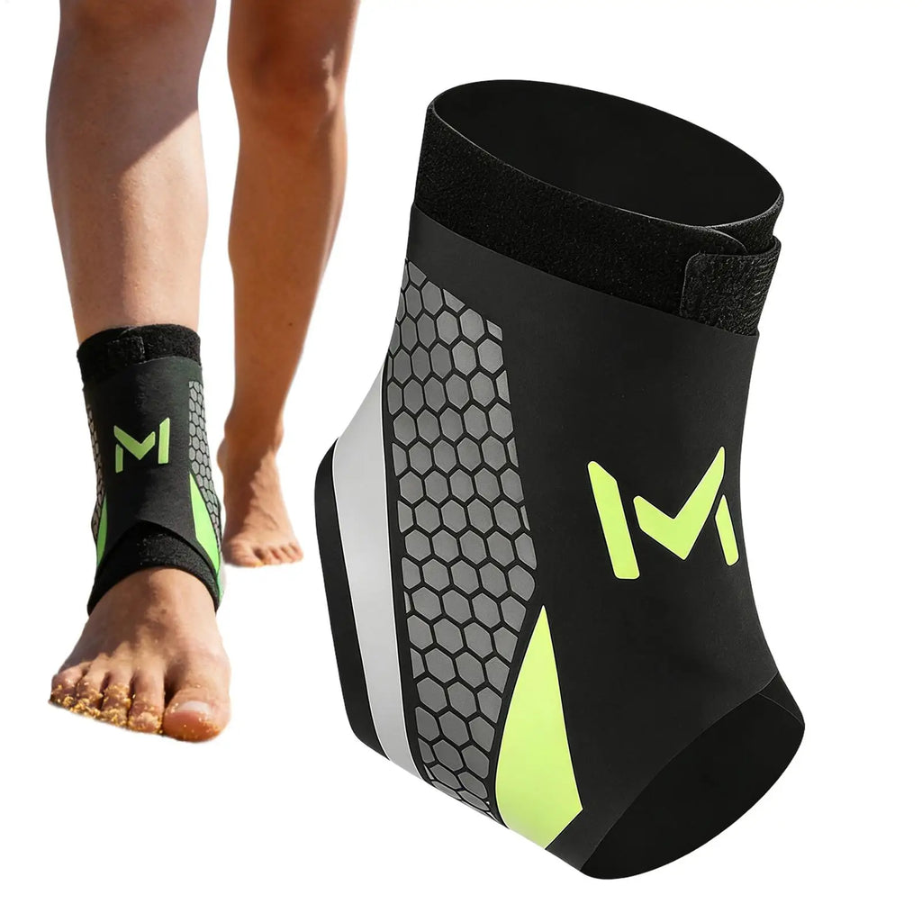 Ankle Compression Sleeve with Strap, Breathable Sports Brace – image 2
