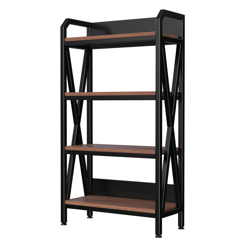 Bakers Rack, 4-Tier Metal and Wood Kitchen Storage Shelf, 56 in – image 7