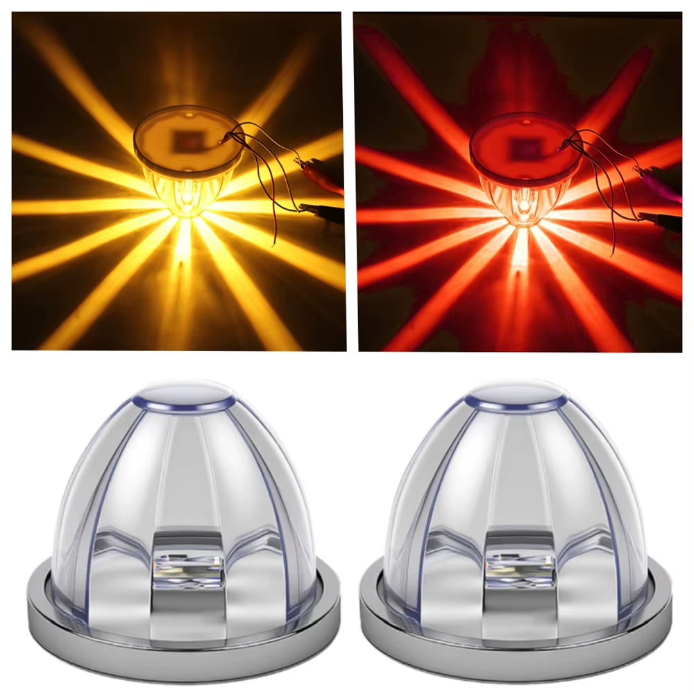 Trucker Watermelon LED Marker Lights 2-Pack, Dual-Color Semi Truck – image 1