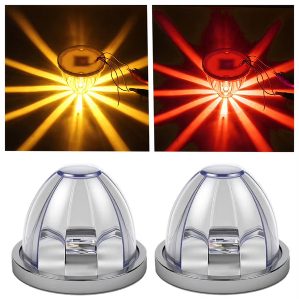 Trucker Watermelon LED Marker Lights 2-Pack, Dual-Color Semi Truck – image 1