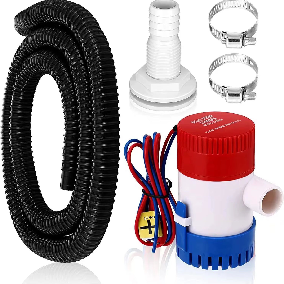 1100 GPH 12V Submersible Bilge Pump for Boats – image 2