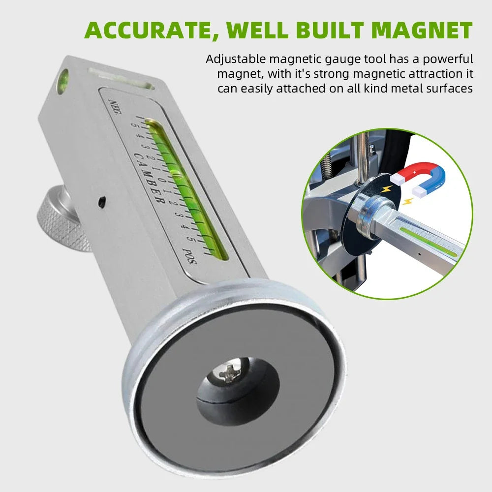 Magnetic Camber Gauge – Wheel Alignment Level Tool – image 6