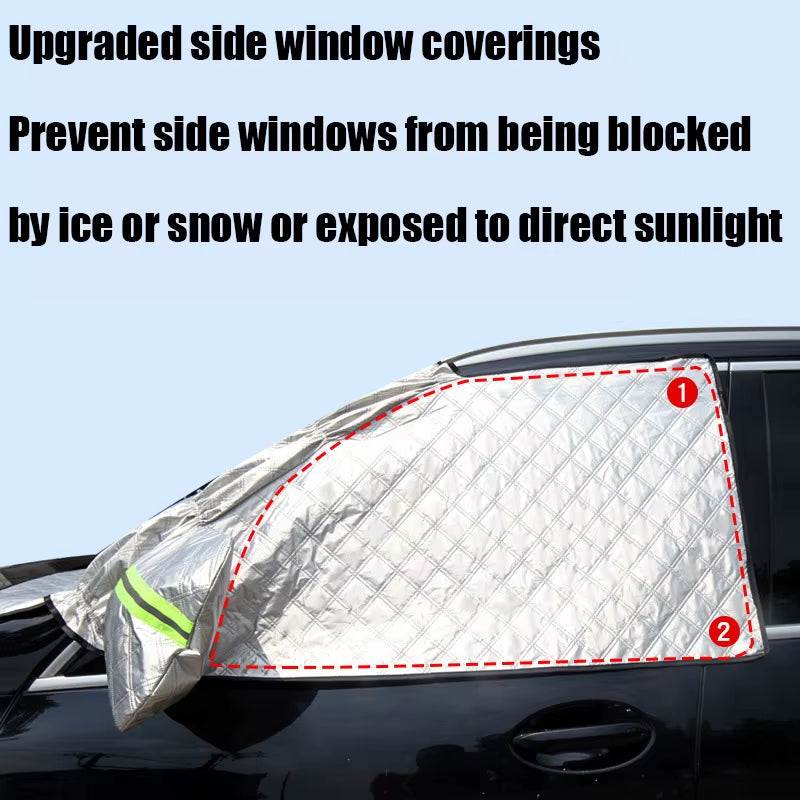 Windshield Snow Cover with Side Window Flaps for Cars and SUVs – image 4