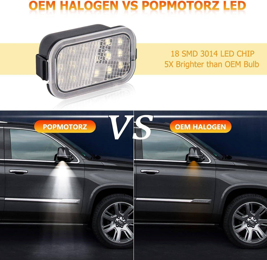 LED Side Mirror Puddle Lights 2 Pack for 2007-2014 GM Trucks and SUVs – image 7
